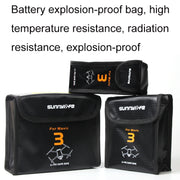 For Mavic 3 Sunnylife M3-DC104 Battery Safe Storage Explosion-proof Bags