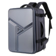 Large-capacity Waterproof Expandable Hard Shell Backpack with USB Charging Hole(161 Dark Gray) - Backpack by PMC TechLife | Online Shopping South Africa | PMC TechLife