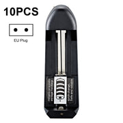 10 PCS BMAX Single Slot Direct Insert Power Supply 18650 Lithium Battery Charger(EU Plug)