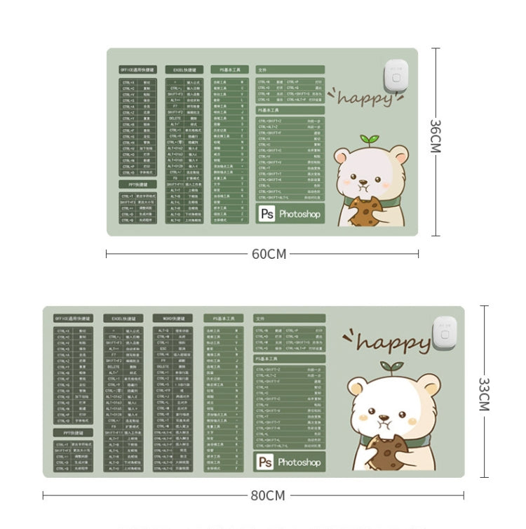 Intelligent Timing Heating Water-resistant Warm Mouse Pad CN Plug, Size: 80x33cm(Starry Sky)