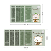 Intelligent Timing Heating Water-resistant Warm Mouse Pad CN Plug, Size: 80x33cm(Starry Sky)
