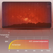 Intelligent Timing Heating Water-resistant Warm Mouse Pad CN Plug, Size: 80x33cm(Starry Sky)