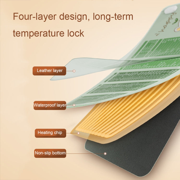 Intelligent Timing Heating Water-resistant Warm Mouse Pad CN Plug, Size: 80x33cm(Starry Sky)