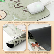 Intelligent Timing Heating Water-resistant Warm Mouse Pad CN Plug, Size: 80x33cm(Starry Sky)