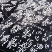 5D Three-dimensional Carved Nail Art Stickers Rose Pattern Embossed Nail Stickers(Stz-5D14)