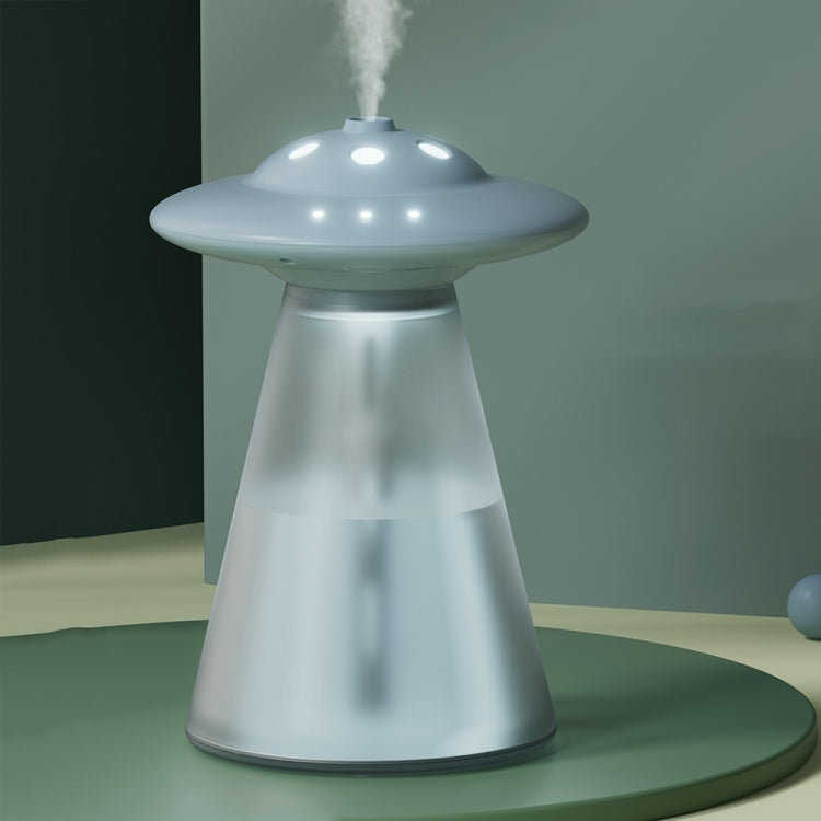 FX-041 USB Charging UFO Shape Night Light Humidifier(Light Blue)