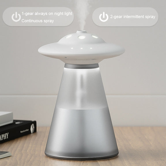 FX-041 USB Charging UFO Shape Night Light Humidifier(Ocean Green)