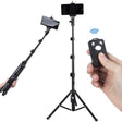 YUNTENG 1388 Selfie Stick Tripod Bluetooth Remote Control Camera Stand(Black) - Selfie Sticks by YUNTENG | Online Shopping South Africa | PMC TechLife | Buy Now Pay Later Mobicred