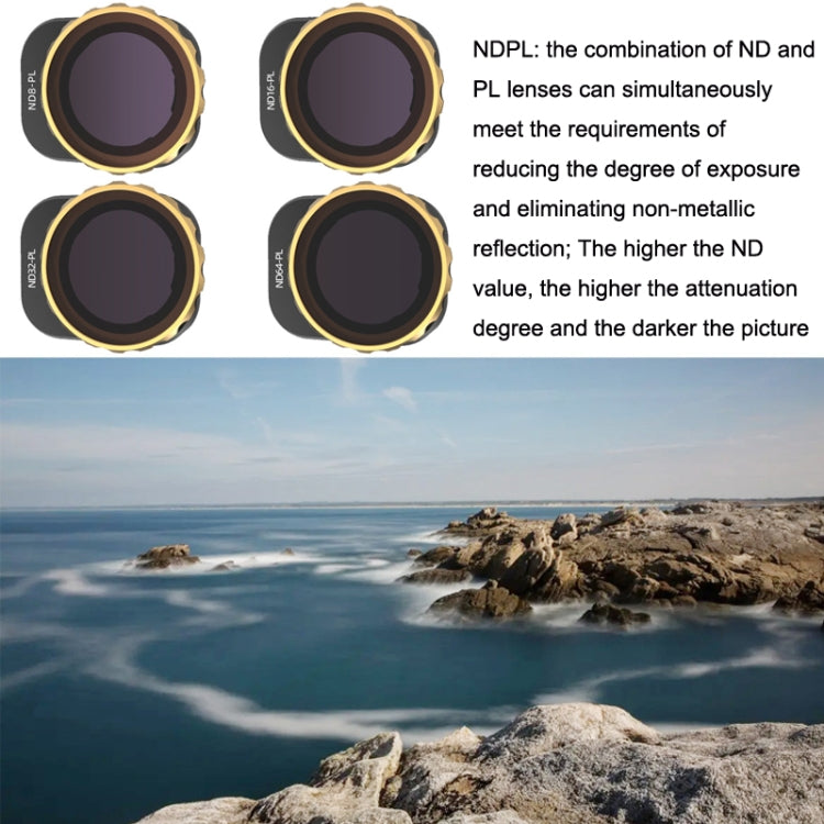 JSR For Mini 3 Pro Camera Filters, Style: ZG ND64PL