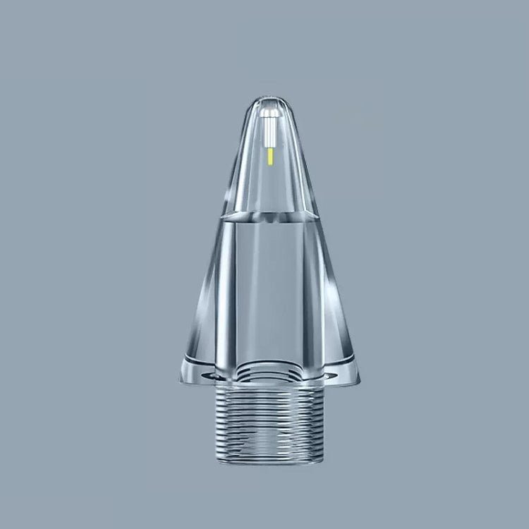 For Apple Pencil 1/2 Transparent Replacement Pen Tip Transform Nib,Style: 5.0 Silver Needle