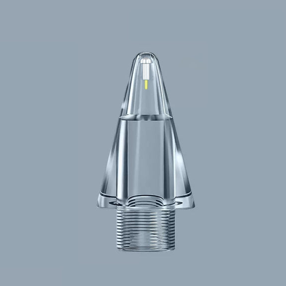 For Apple Pencil 1/2 Transparent Replacement Pen Tip Transform Nib,Style: 5.0 Silver Needle