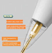 For Apple Pencil 1/2 Transparent Replacement Pen Tip Transform Nib,Style: 7.0 Silver Needle