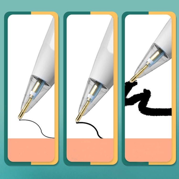 For Apple Pencil 1/2 Transparent Replacement Pen Tip Transform Nib,Style: 7.0 Silver Needle