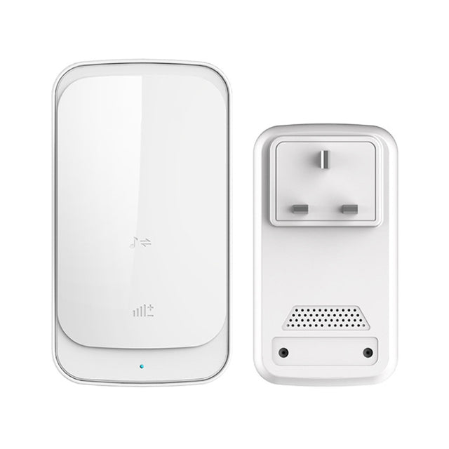 C03 1 For 1 Home Wireless IP44 Water-resistant Touch Sensor Doorbell(UK Plug White)