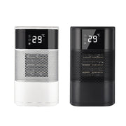 N8 Table Air Heater Indoor Quick Heat Energy Saving Electric Heater,  Specification: EU Plug(Black)