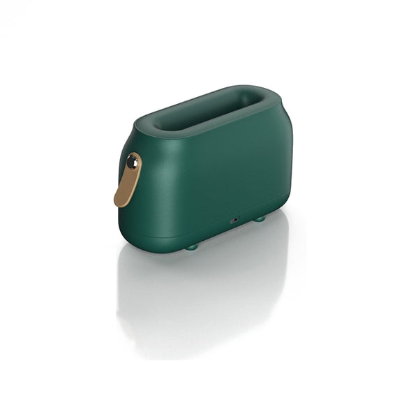Simulation Flame Aromatherapy Humidifier Bedroom Ambient Light, Color: Green