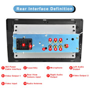 Q3570 9 inch Carplay Single Spindle MP5 Player, Style: Standard+4 Light Camera