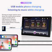 Q3570 9 inch Carplay Single Spindle MP5 Player, Style: Standard+4 Light Camera