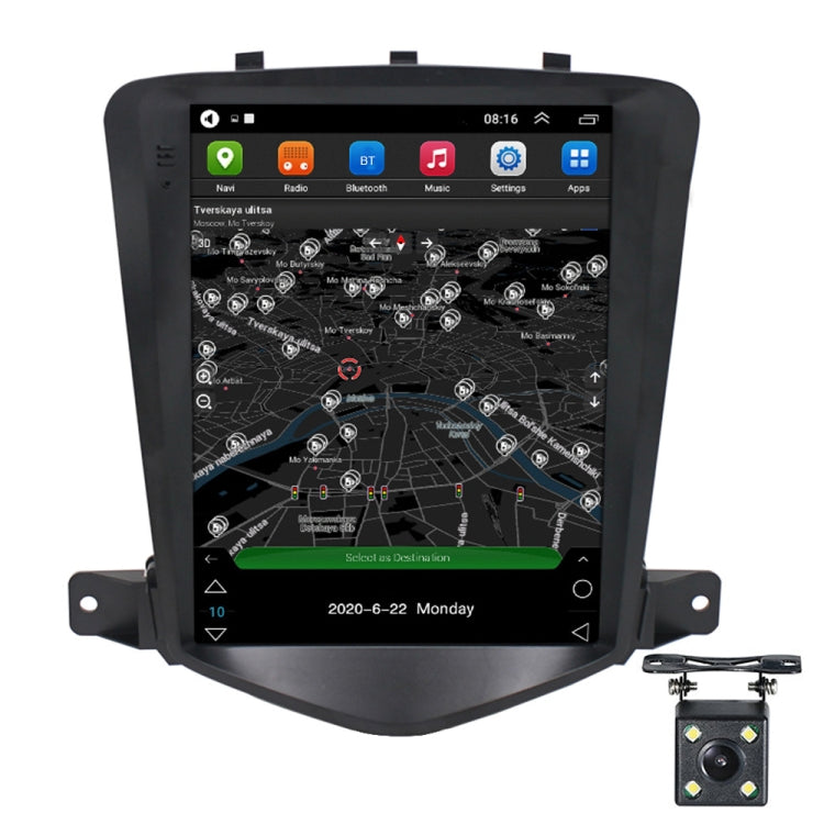 For Chevrolet Cruze 9.7 inch Navigation Integrated Machine, Style: Standard+4 Light Camera(2+32G)