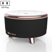 Ultrasonic Aromatherapy Diffuser Humidifier Essential Oil Diffuser US Plug(Advanced Black)