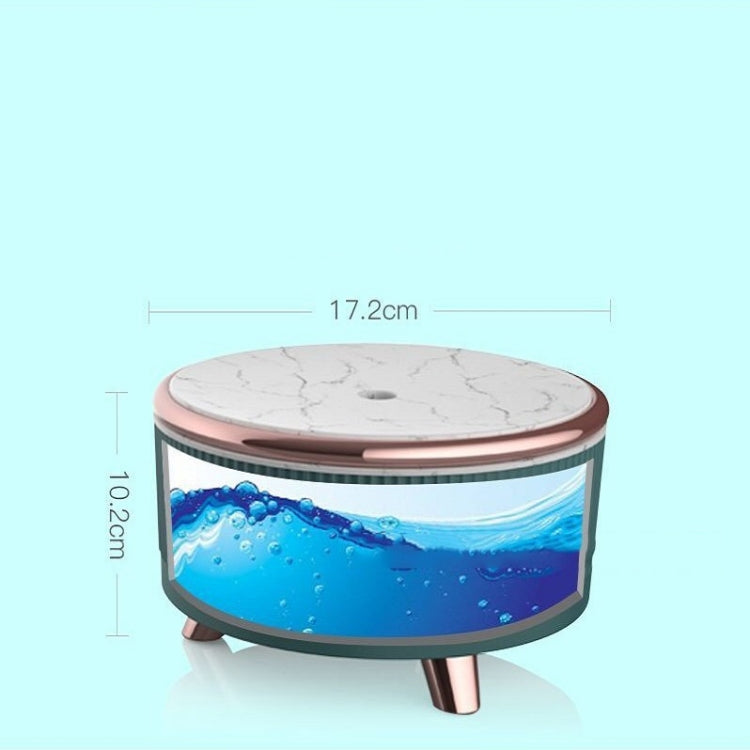 Ultrasonic Aromatherapy Diffuser Humidifier Essential Oil Diffuser AU Plug(White Moon)