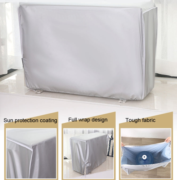 Outdoor Air Conditioning Cover Water-resistant Dust Cover Rainproof Cover,Size:  S 80 x 28 x 54cm