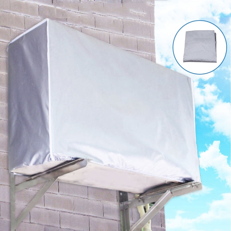 Outdoor Air Conditioning Cover Water-resistant Dust Cover Rainproof Cover,Size:  S 80 x 28 x 54cm