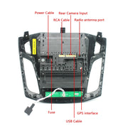 For Ford Focus 9.7 inch Android WiFi Car Integrated Machine, Style: Standard+4 Light Camera(2+64G)