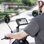 WEST BIKING Bicycle Riding Water-resistant and Shockproof Phone Bracket, Style: Raise Handlebar