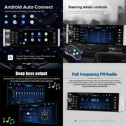 A2905 5.1 inch IPS Capacitive Screen Single Butt Carplay Player, Style: Standard+8 Light Camera