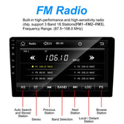C7001 7 inch Touch Screen Built-In CarPlay Car MP5 Player, Style: Standard+4 Light Camera