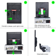 C800 9.5 Inch MP5 Single Butt Carplay Player, Style: Standard
