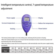 40x30cm Blue 12V Low Voltage Multifunctional Warm Pet Heating Pad Pet Electric Blanket(EU Plug)