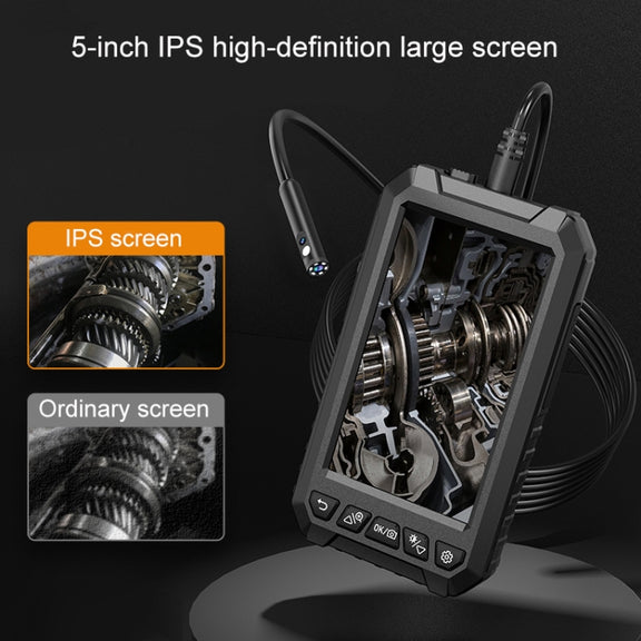 5 Inch IPS HD Endoscope With Screen For Industrial Pipeline Inspection And Auto Repair