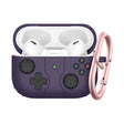 For Airpods Pro 2 Soft Shell Drop-proof Silicone Headphone Cover With Hook (Purple) - For AirPods Pro 2 by PMC Jewellery | Online Shopping South Africa | PMC Jewellery | Buy Now Pay Later Mobicred