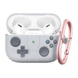 For Airpods 3 Soft Shell Drop-proof Silicone Headphone Cover With Hook (Light Grey) - For AirPods 3 by PMC Jewellery | Online Shopping South Africa | PMC Jewellery | Buy Now Pay Later Mobicred