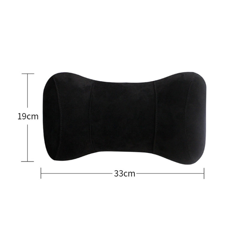 Car Memory Cotton Headrest Protective Cervical Spine Seat Sleeping Pillow(Red)
