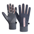 1 Pair Velvet and Thick Cycling Windproof and Cold Warm Gloves, Style: Female Version (Grey) - Safety Gloves by PMC TechLife | Online Shopping South Africa | PMC TechLife | Buy Now Pay Later Mobicred