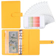 A6 Macaron Notebook PU Loose-leaf Cash Budget Handbook(Yellow) - Notebooks by PMc TechLife | Online Shopping South Africa | PMc TechLife | Buy Now Pay Later Mobicred