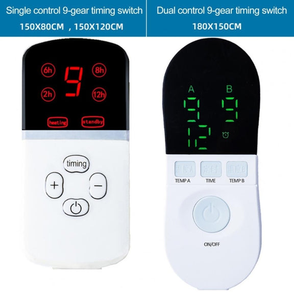 150x80cm Single Control Adjustable Temperature Electric Blanket Electric Mattress(EU Plug)