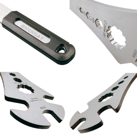BIKERRSAY Multifunctional Extended Bicycle Pedal Wrench(BT034S)