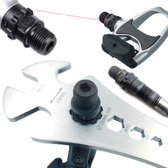 BIKERRSAY Multifunctional Extended Bicycle Pedal Wrench(BT034S)