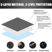600D Oxford Cloth Car Snow Block Water-resistant Windshield Coverings S 190 x 107cm