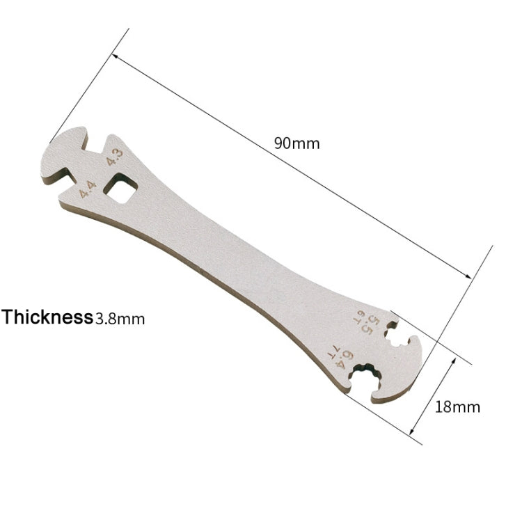 BIKERSAY Bicycle Spoke Wrench Wire Alignment Accessories(BT025S3)