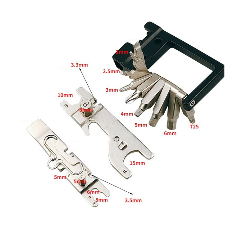 BIKERSAY Bicycle Multifunctional Wrench Folding Repair Tool Set(BT004)