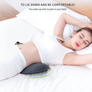 Memory Foam Lumbar Spine Cushion Pregnant Women Sleeping Lumbar Pillow(Dark Gray)