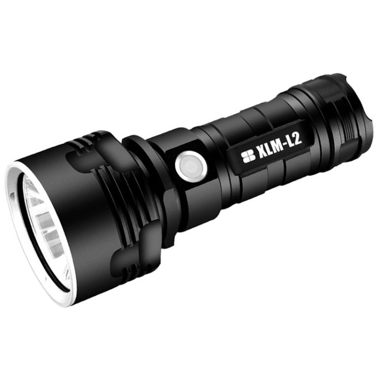 Strong Light Outdoor Water-resistant Camping Aluminum LED Flashlight, Style: L2 (Without Battery)