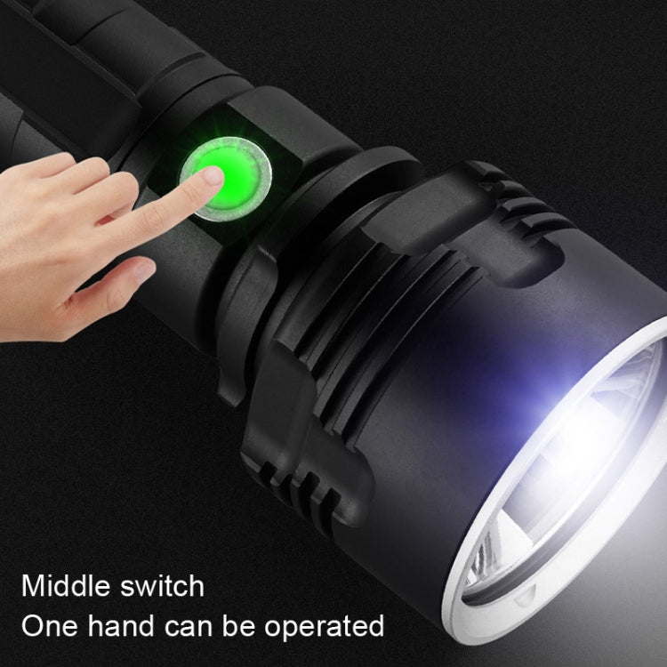 Strong Light Outdoor Water-resistant Camping Aluminum LED Flashlight, Style: L2 (Without Battery)