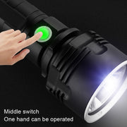 Strong Light Outdoor Water-resistant Camping Aluminum LED Flashlight, Style: L2 (Without Battery)