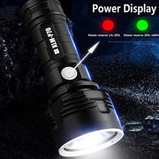 Strong Light Outdoor Water-resistant Camping Aluminum LED Flashlight, Style: L2 (Without Battery)